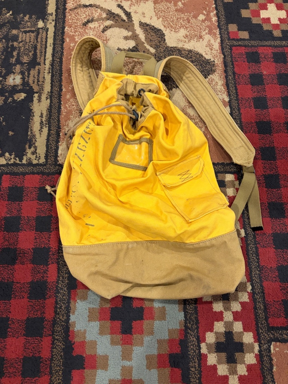 American Eagle canvas military style rucksack
